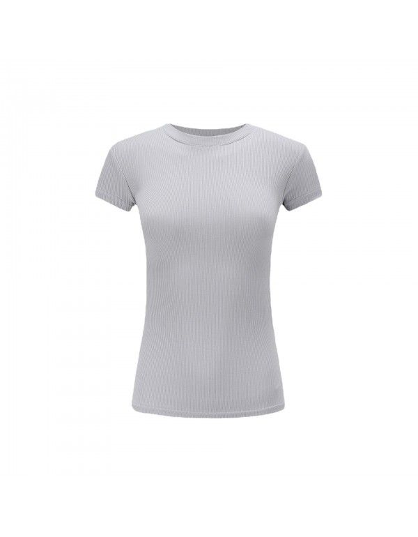 European and American t-shirt with short sleeves and large breasts for women in spring and summer 