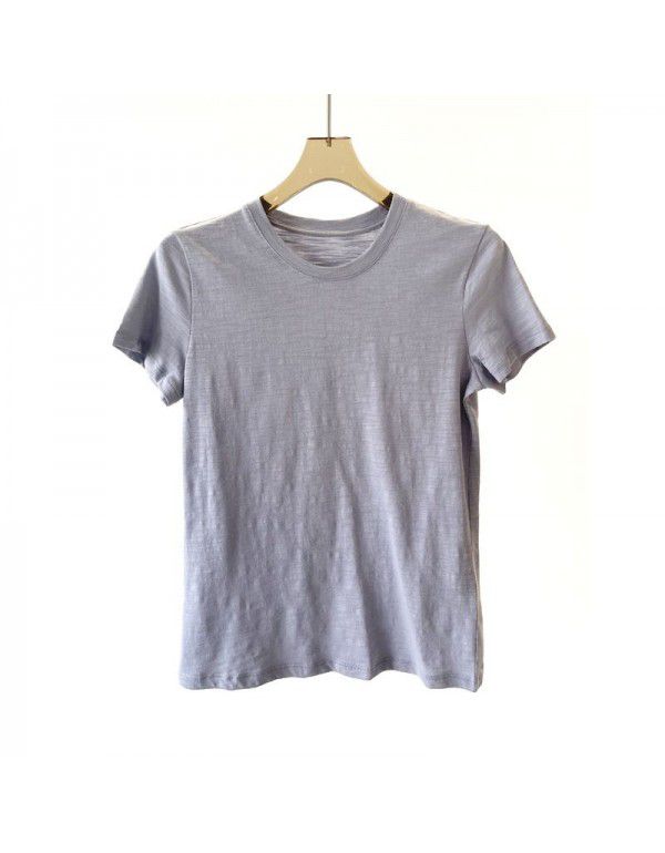 Spring and summer new women's bamboo t-shirt 
