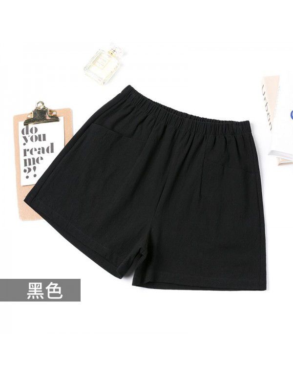 Summer New Thin Outwear High Waist A-line Wide Leg Slim Relaxed Women's Shorts