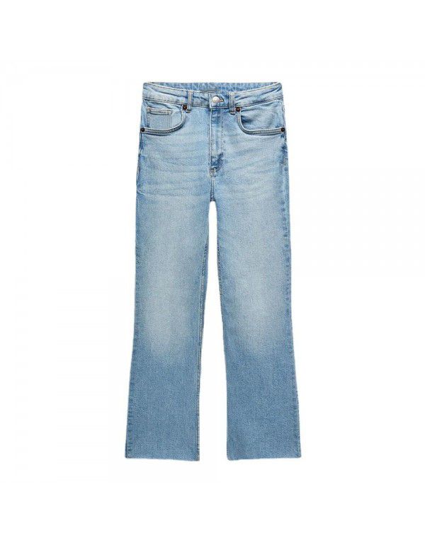 Spring New Commuter Women's Ankle Flare Jeans
