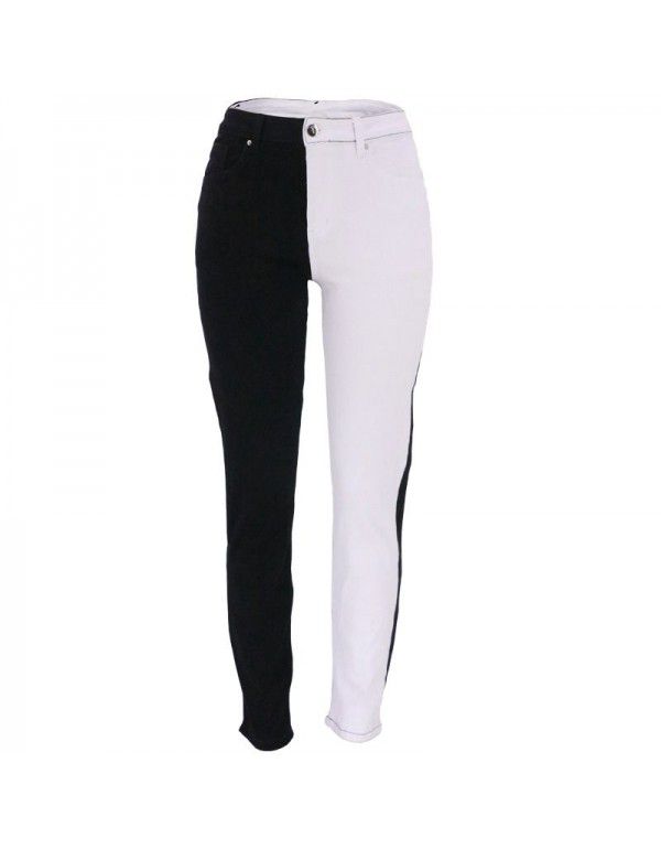 Straight Street French Leggings Women's Jeans High Waist Sexy Stretch Slim Fit Jeans Women