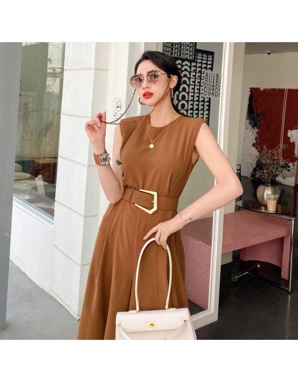New Korean Style French Style Waist Wrapped Slim Split Wide Leg Pants Fashion Professional Jumpsuit