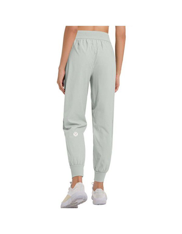 Sports Pants Women's Loose Relaxed Drawstring Leggings Slim Running Dance Yoga Pants Breathable Fitness Pants