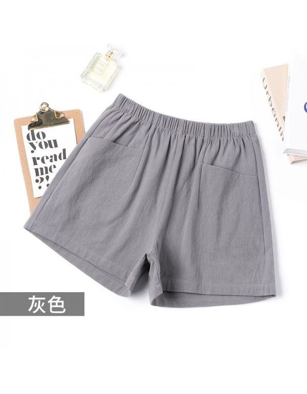 Summer New Thin Outwear High Waist A-line Wide Leg Slim Relaxed Women's Shorts