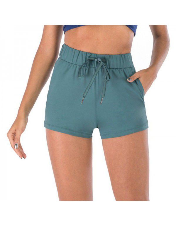 Yoga Pants Loose Drawstring Running Fitness Quick Dry Sports Shorts
