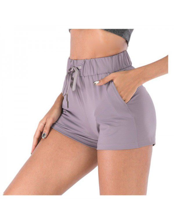 Yoga Pants Loose Drawstring Running Fitness Quick Dry Sports Shorts