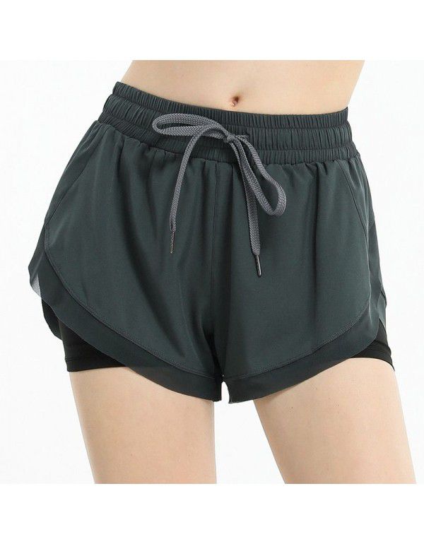 Europe and the United States Running Fast Dry Anti Strapping Yoga Pants Loose Sports Leisure Fitness Pants Women's Two Pieces
