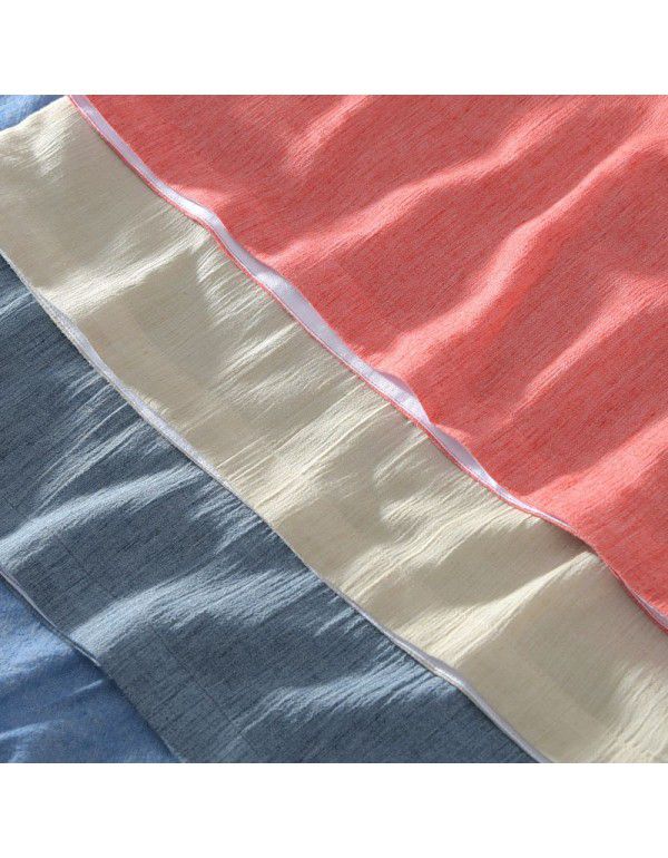 Summer breathable patchwork short t-shirt Men's casual plain short-sleeved T-shirt bottom shirt Men's youth 