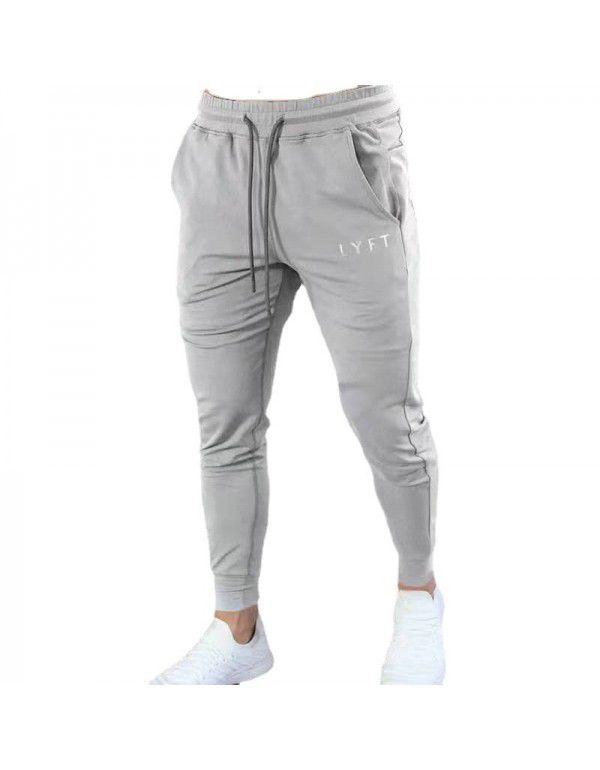 Muscle Fitness Autumn Winter New Sports Pants Men's Casual Pants Korean Slim Fit Fitness Pants Men's Leggings