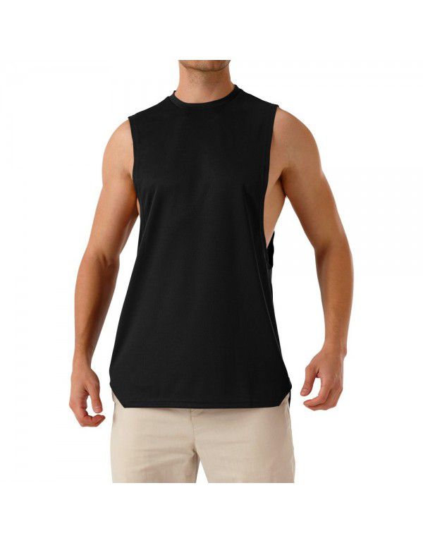 European and American men's muscle sports fitness short sleeve cotton casual summer new t-shirt